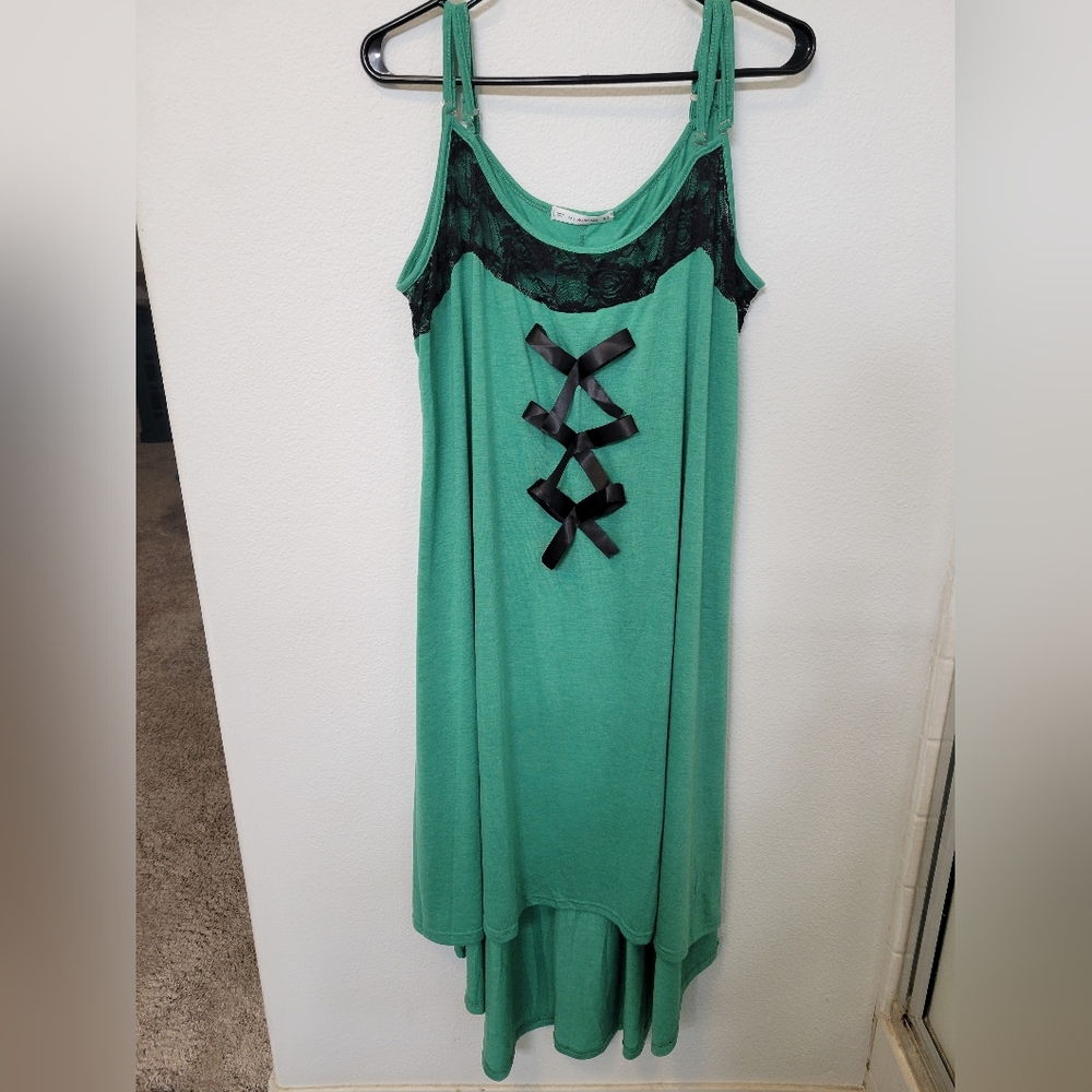 Rosegal green and black dress